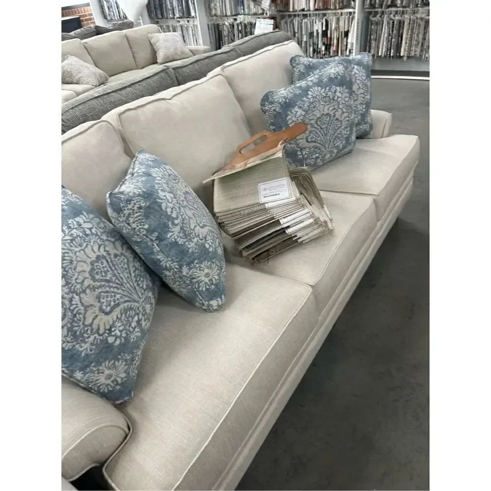 Alexandra Denim Square Pillows